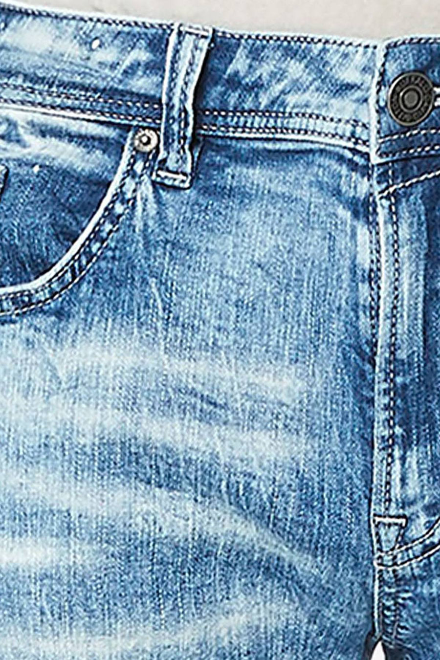 Buffalo by David Bitton Indigo Sanded Skinny-Straight Jeans