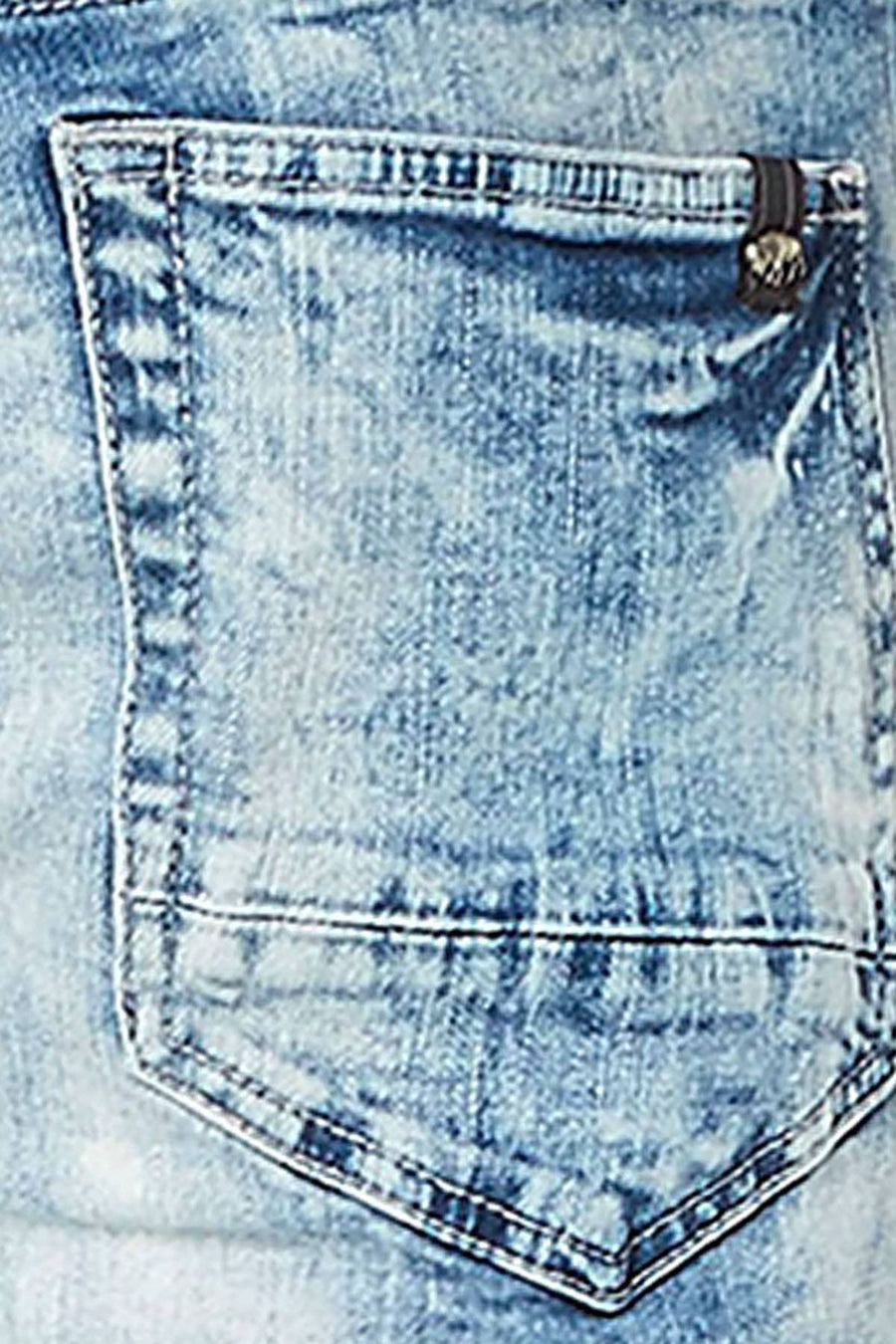 Buffalo by David Bitton Indigo Sanded Skinny-Straight Jeans