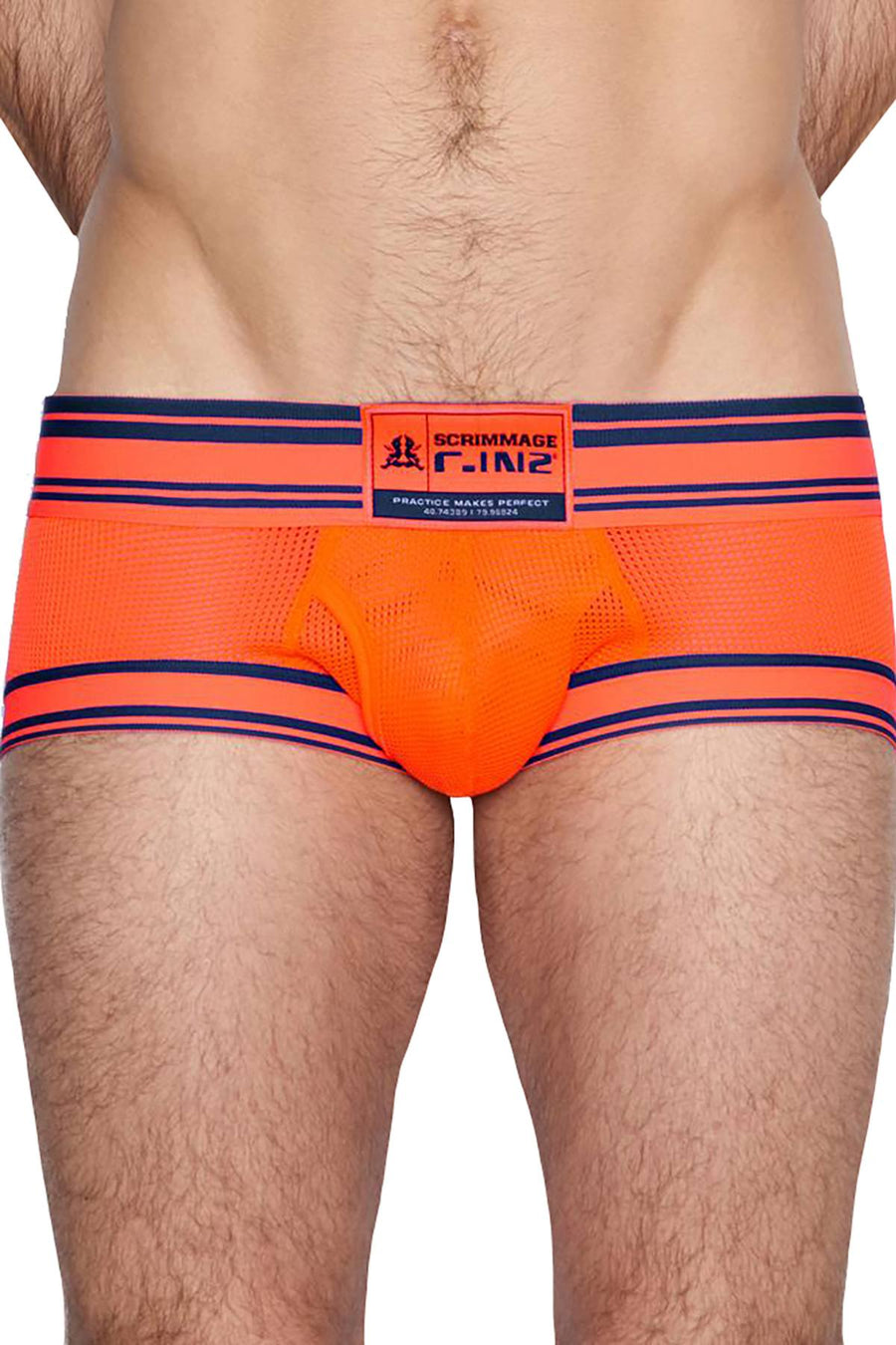 C-IN2 Bartana Orange Scrimmage Fly Front Brief