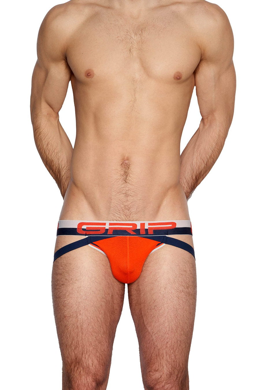 C-IN2 F-Train Orange Grip Mesh Jock