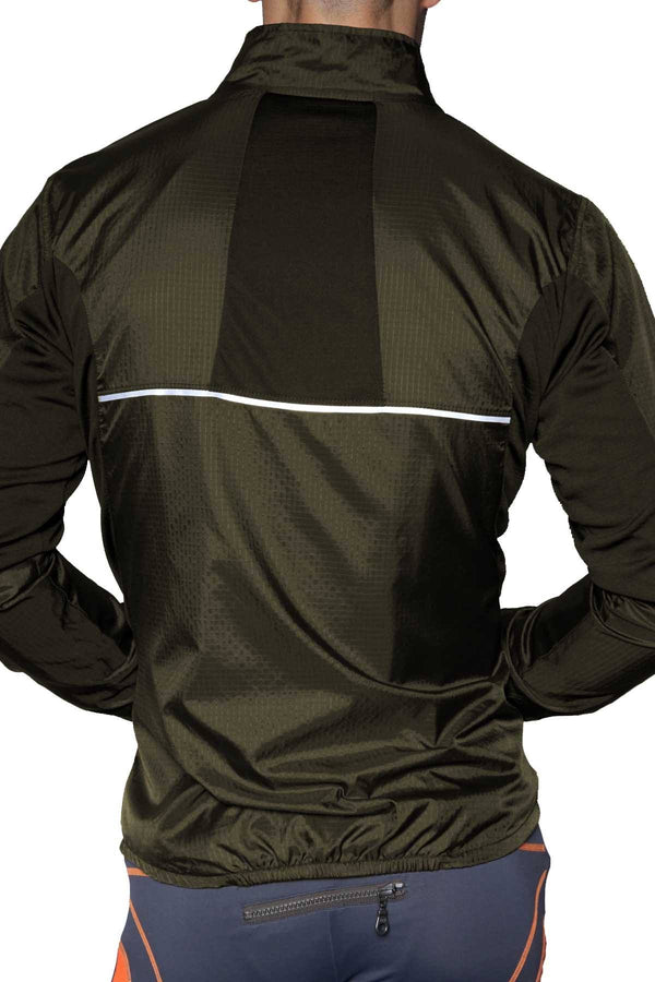 C-IN2 Grey/Green Grip Athletic Zip Jacket