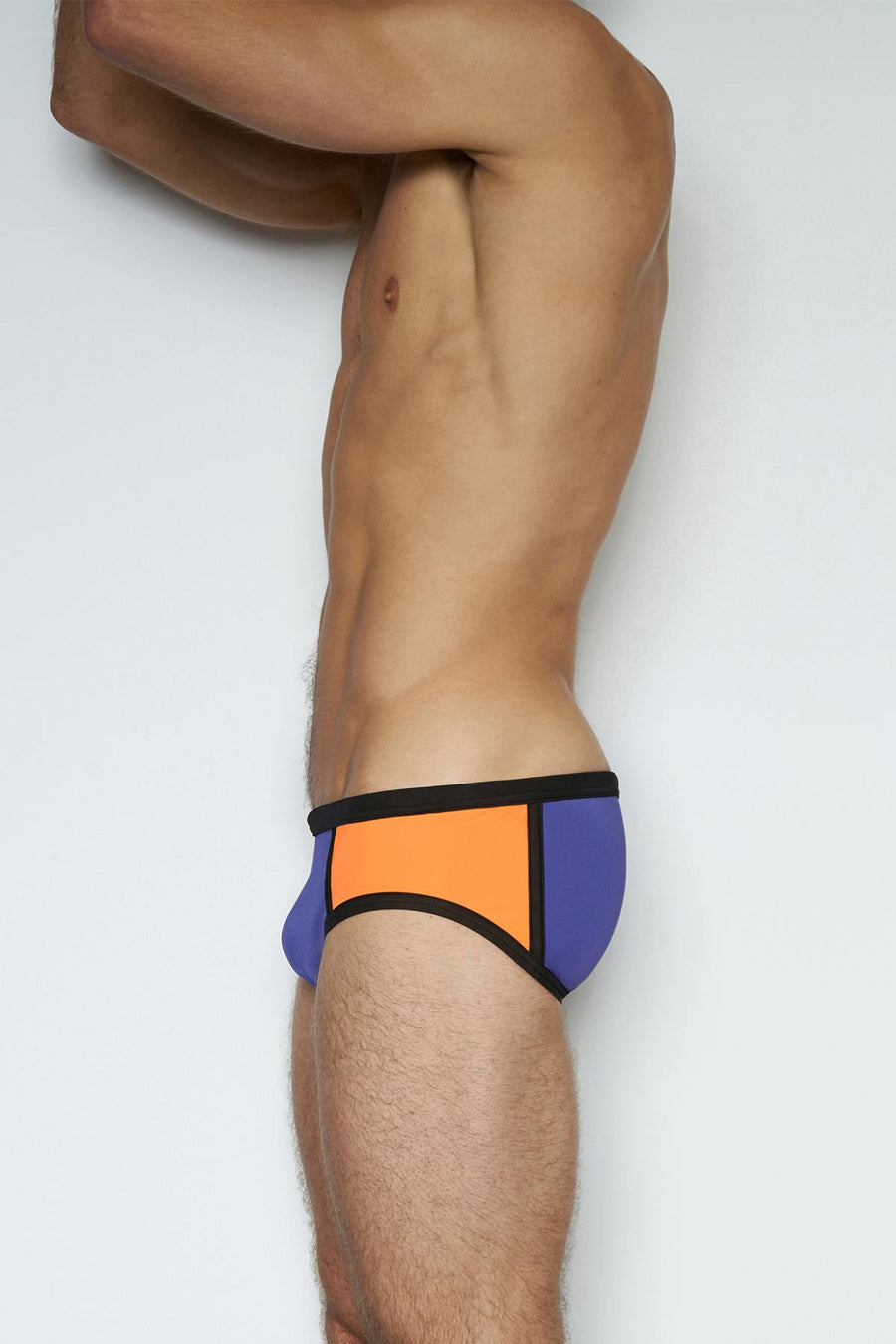 C-IN2 Purple-Pill No-Show Low-Rise Brazilian Swim Brief