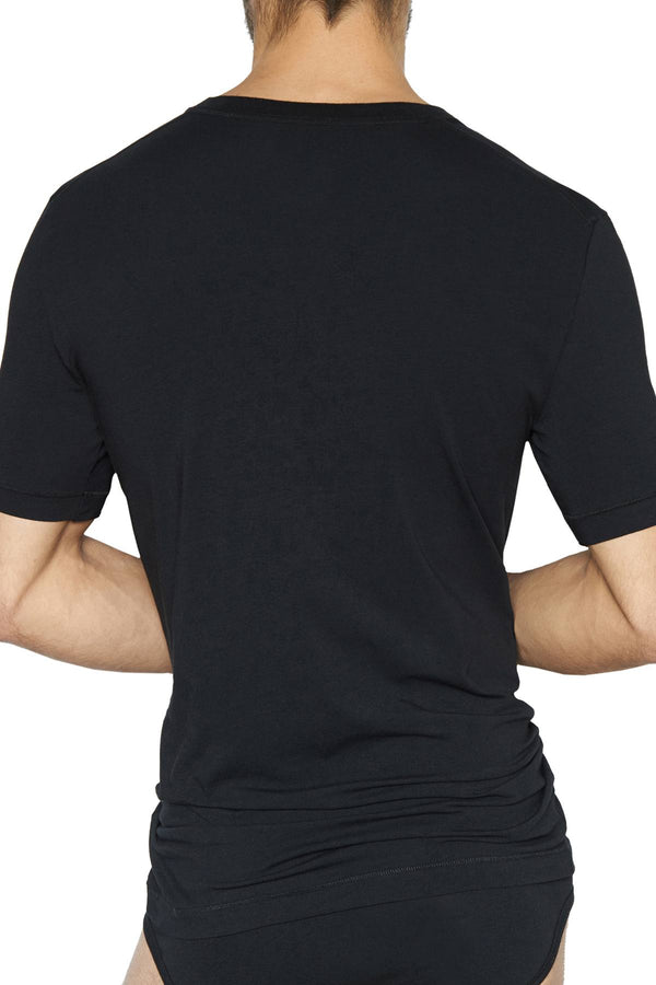C-IN2 Salsa/Black Stretch V-Neck Tee 2-Pack