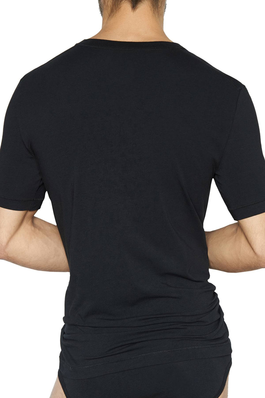 C-IN2 Salsa/Black Stretch V-Neck Tee 2-Pack