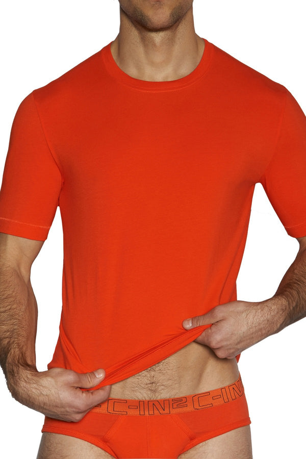 C-IN2 Wild-Fire/Chain-Grey Crewneck Tee 2-Pack