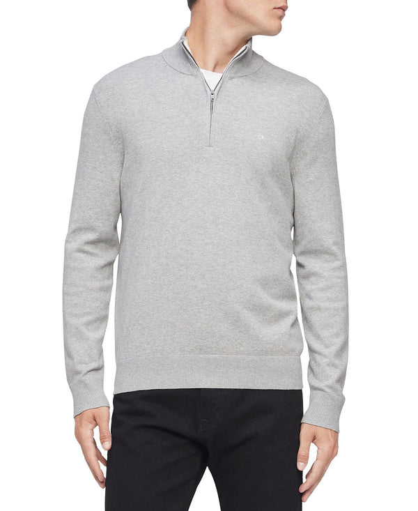 Calvin Klein 1/4-zip Sweater Heroic Gray Heather