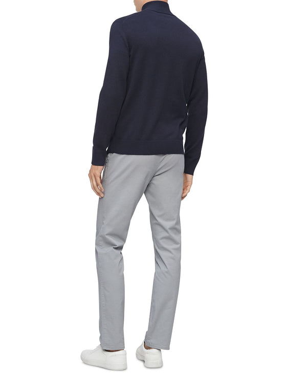 Calvin Klein 1/4-zip Sweater Night Sky Blue