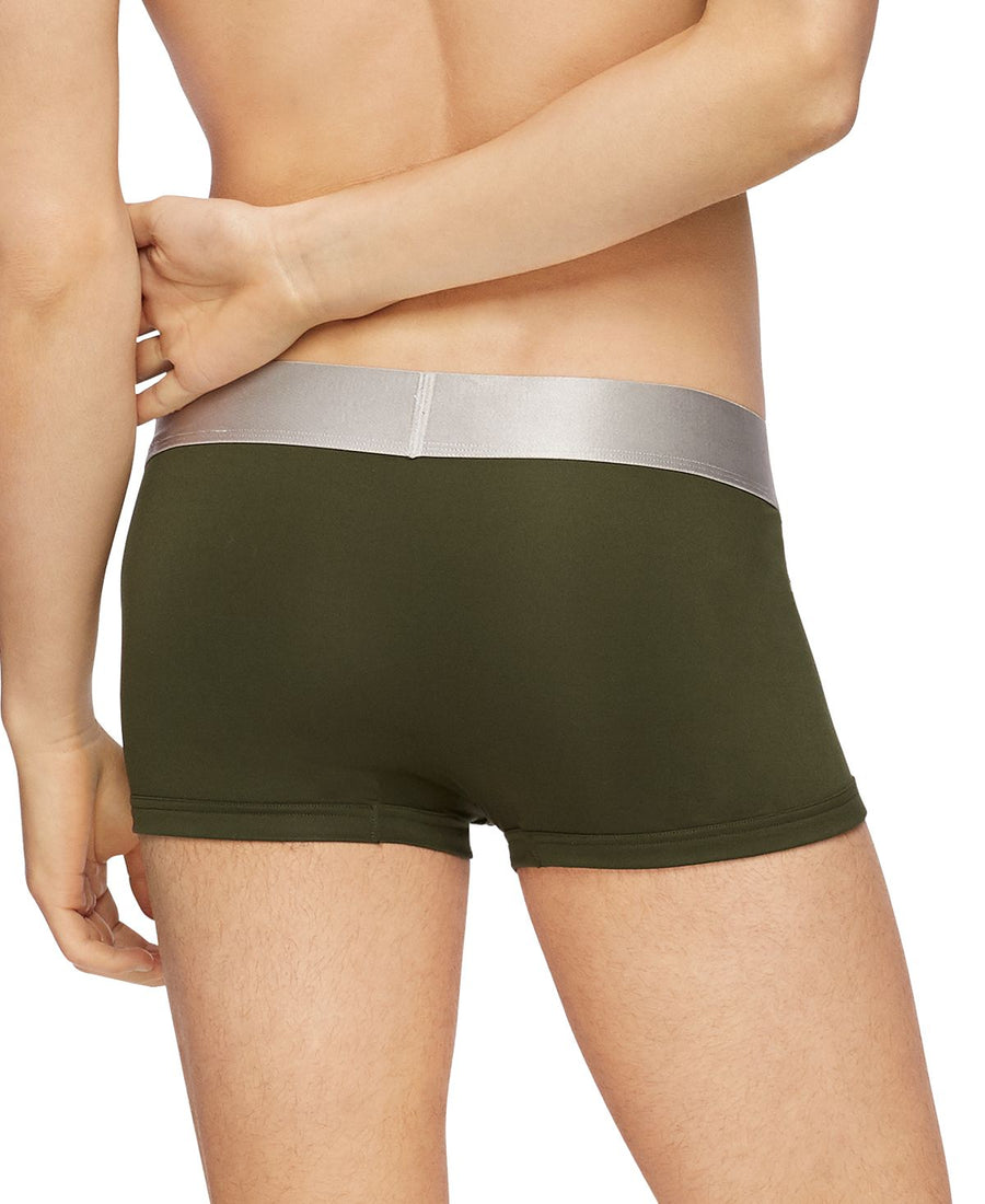 Calvin Klein 3-pk. Steel Low-rise Trunks Green/Pink/Blue