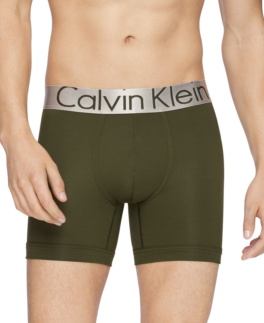 Calvin Klein 3-pk. Steel Waistband Boxer Briefs Green/Blue/Pink