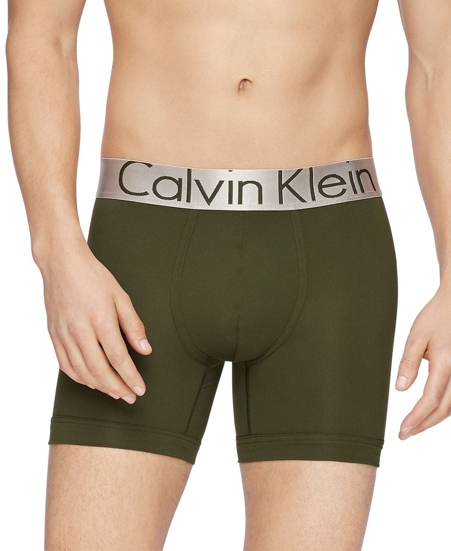 Calvin Klein 3-pk. Steel Waistband Boxer Briefs Green/Blue/Pink