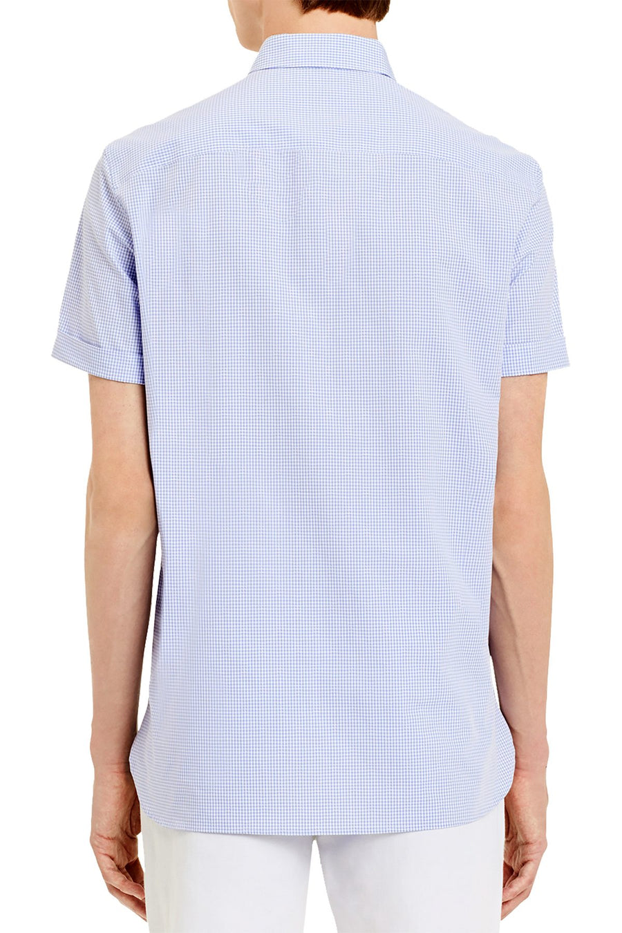 Calvin Klein Amparo Blue Gingham Pocket Shirt