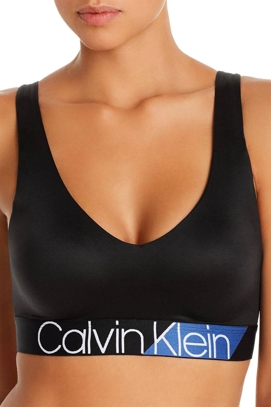 Calvin Klein Black Bold Accents Lightly Lined Wireless Bralette