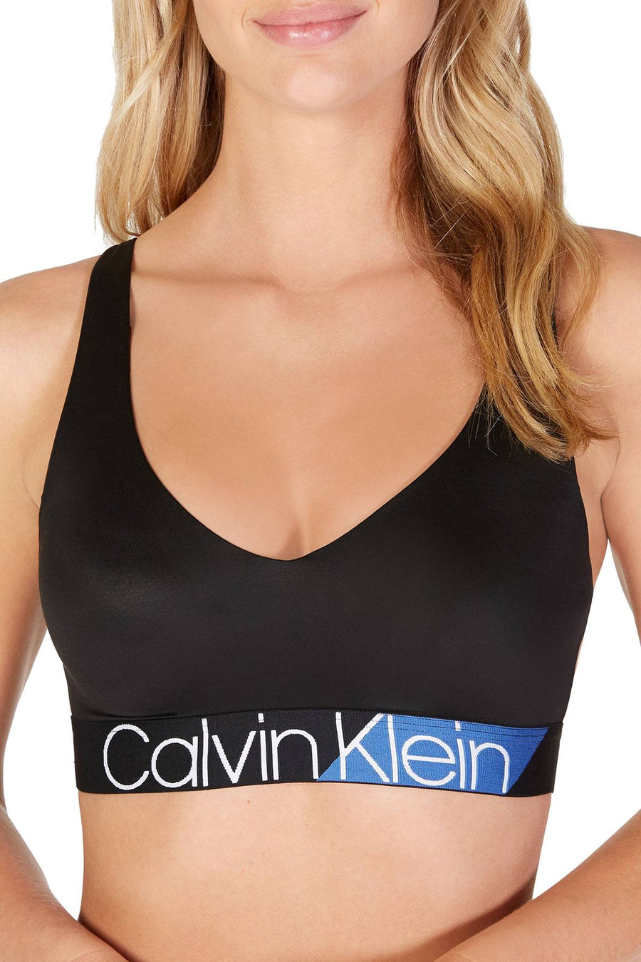 Calvin Klein Black Bold Accents Lightly Lined Wireless Bralette