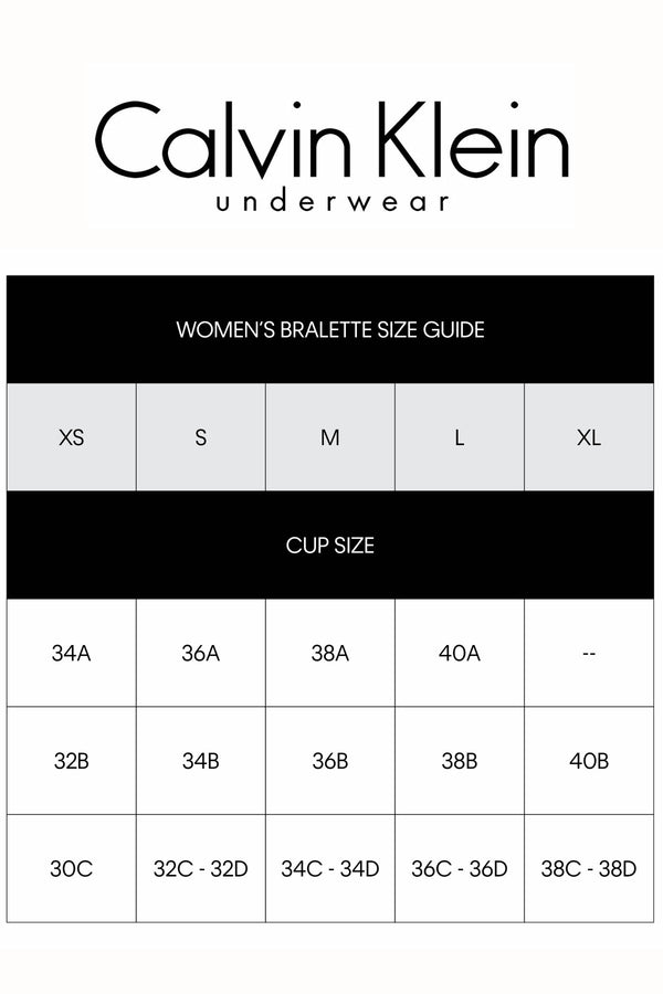 Calvin Klein Black Exclusive Bare Lace Bralette