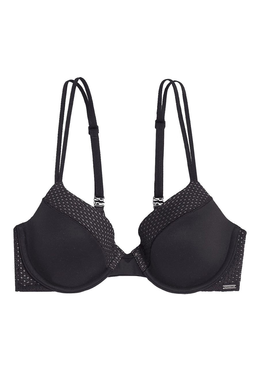 Calvin Klein Black Full Coverage Lightly Lined Convertible Bra