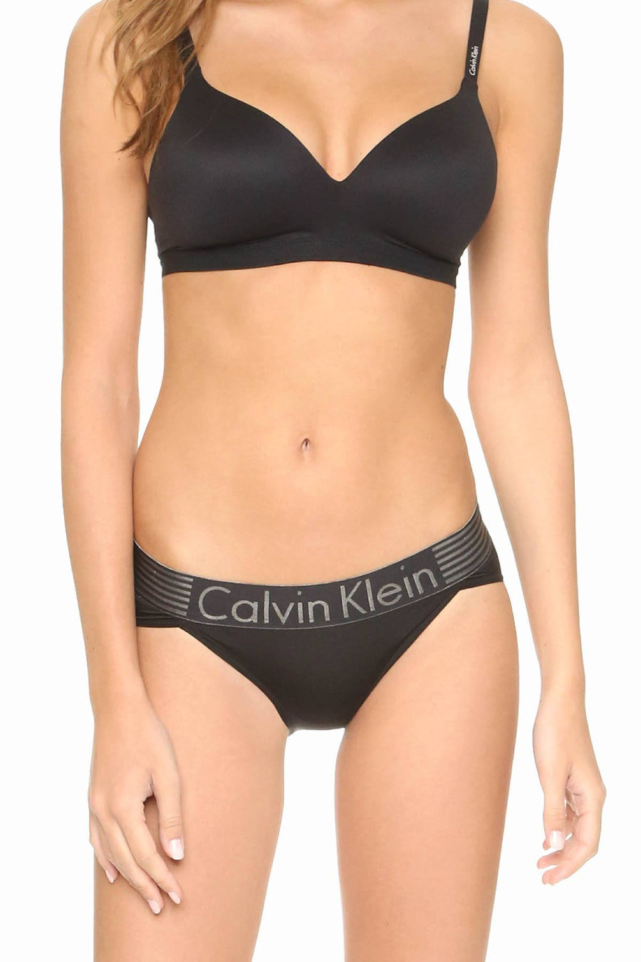 Calvin Klein Black Iron-Strength Bikini Brief