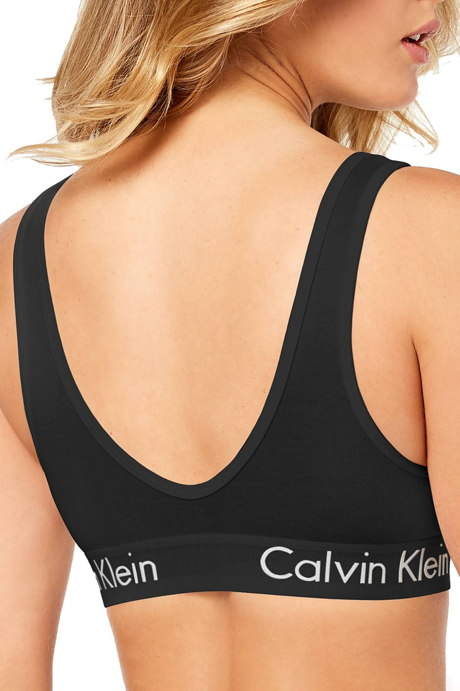 Calvin Klein Black Keyhole Body Unlined Bralette