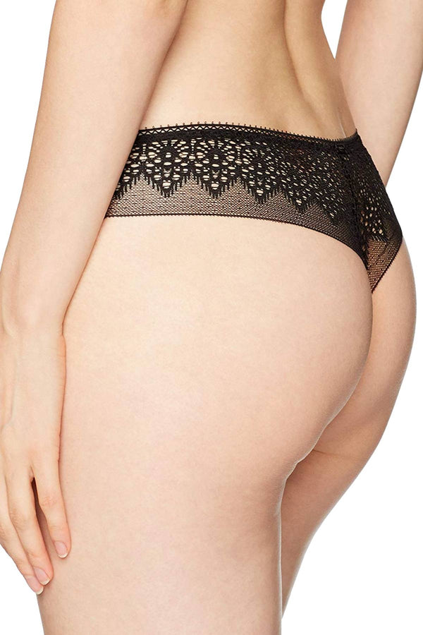 Calvin Klein Black Label Excite Thong in Black