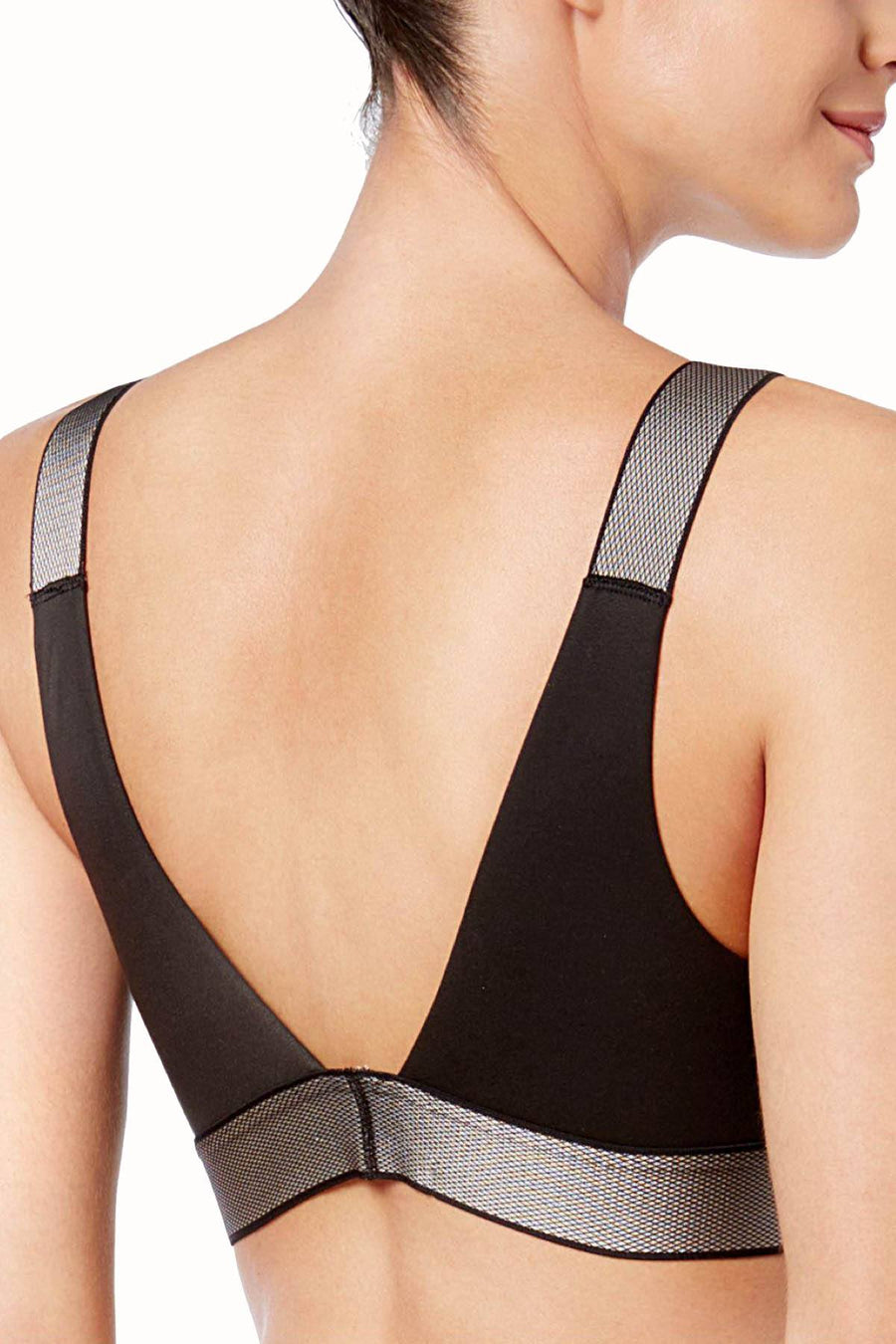 Calvin Klein Black Logo Stretch Bralette