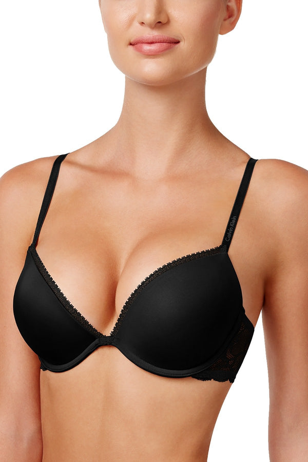 Calvin Klein Black Seductive-Comfort Add-a-Size Multiway Push-Up Bra