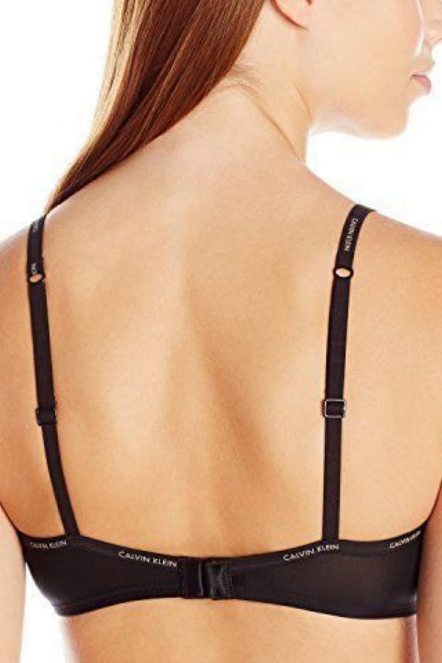 Calvin Klein Black Sheer Marquisette Lightly-Lined Demi Bra