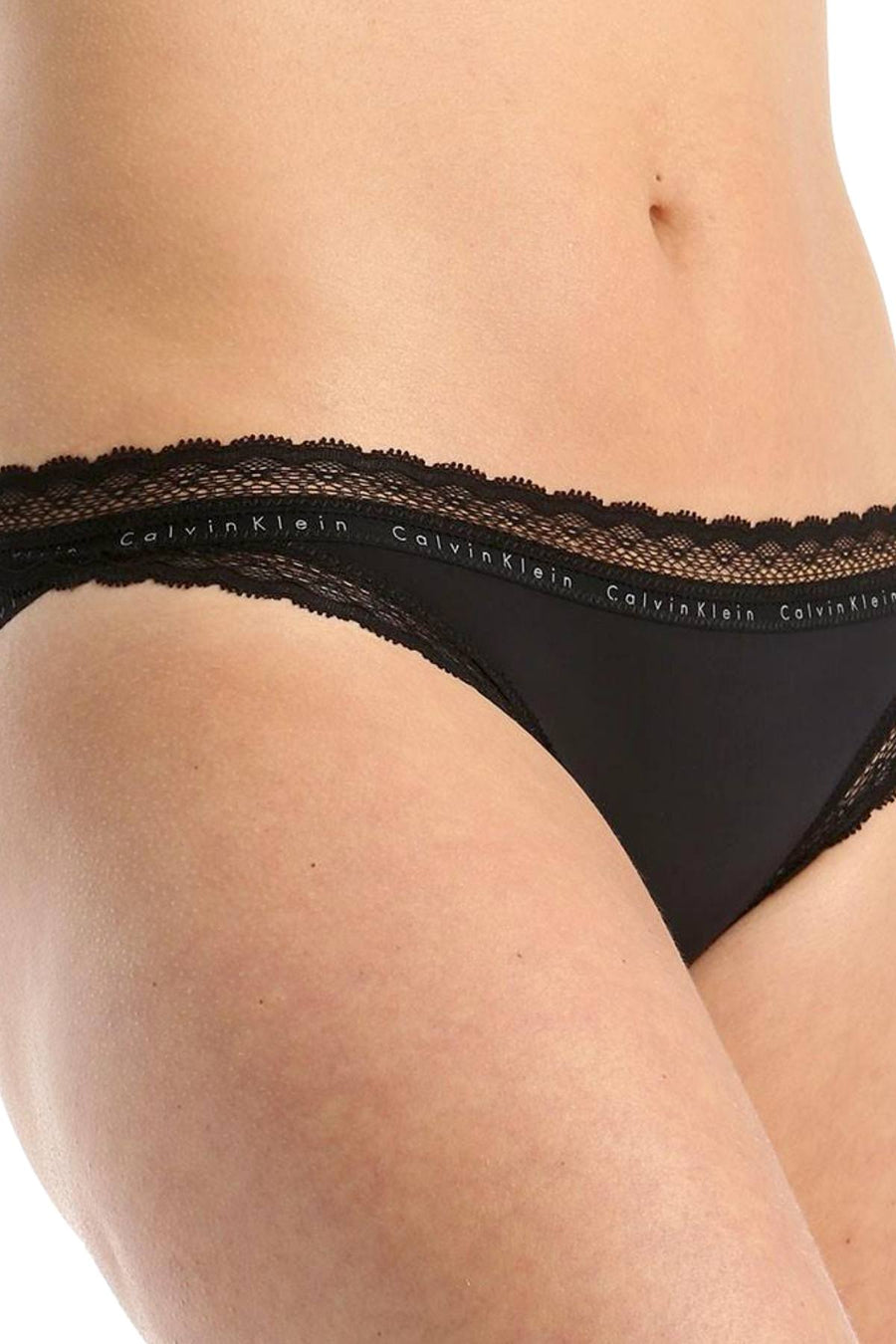 Calvin Klein Black Signature Sheer Lace Bikini