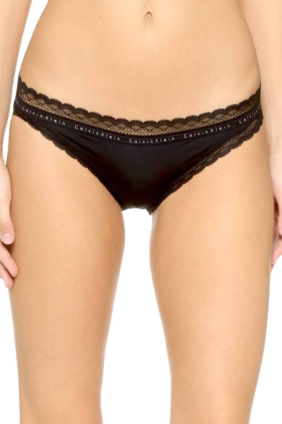 Calvin Klein Black Signature Sheer Lace Bikini