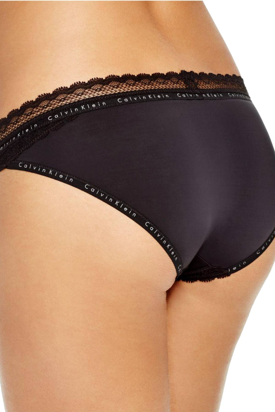 Calvin Klein Black Signature Sheer Lace Bikini