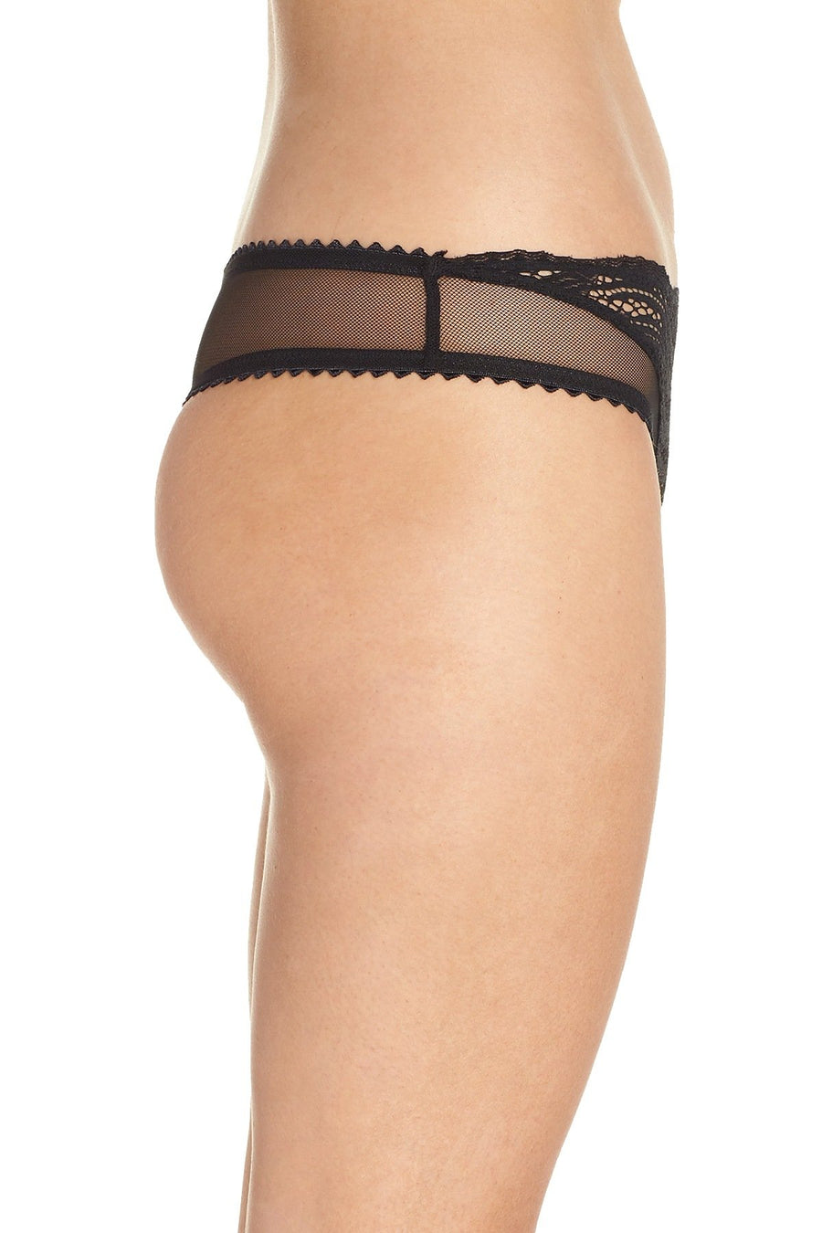 Calvin Klein Black Siren Textured-Lace Thong