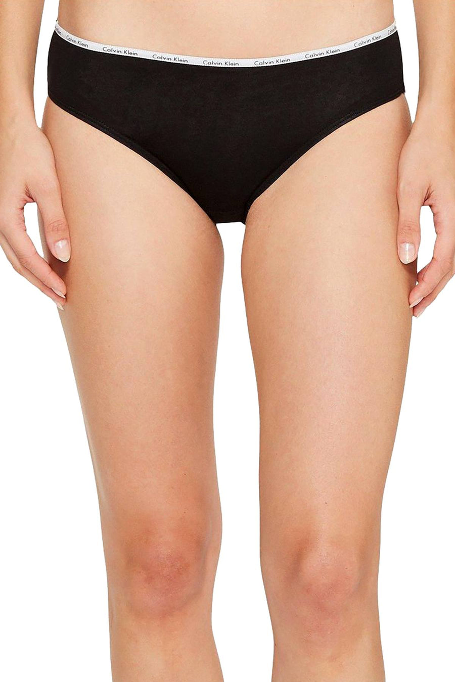 Calvin Klein Black/White/Grey Cotton Stretch Logo Bikini Panty 5 Pack