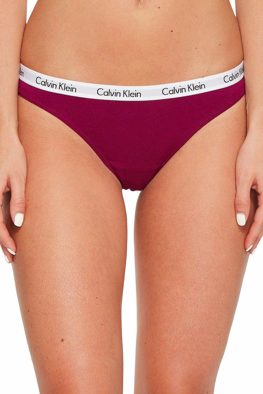Calvin Klein Blue/Wine/White Carousel Thong 3-Pack