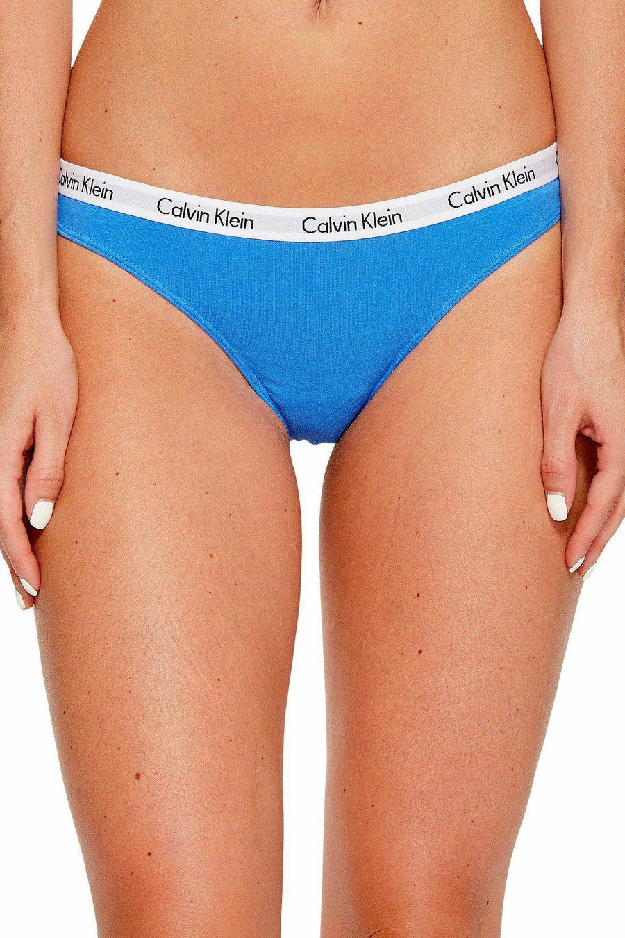 Calvin Klein Blue/Wine/White Carousel Thong 3-Pack