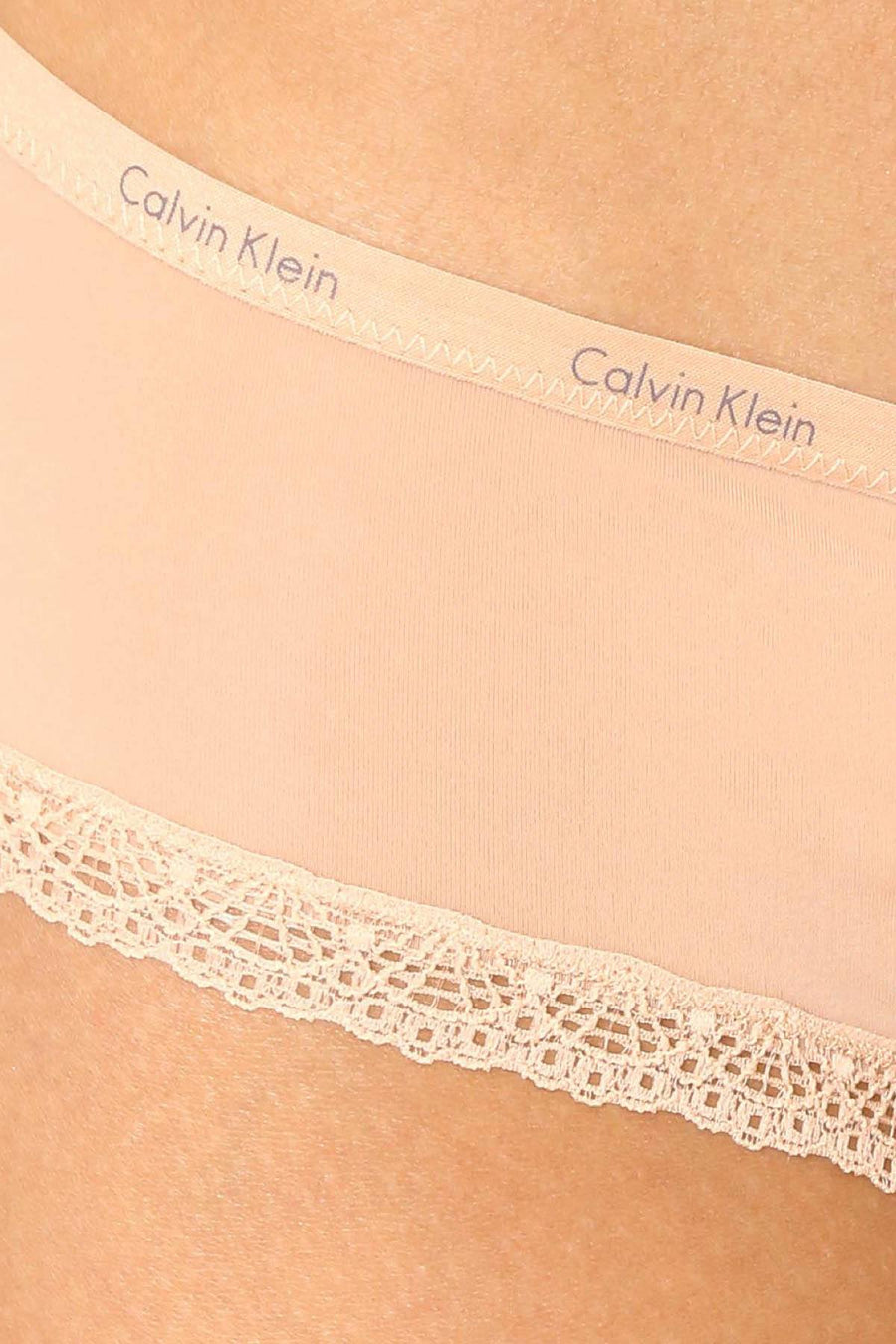 Calvin Klein Buff Bottoms-Up Lace-Trim Hipster