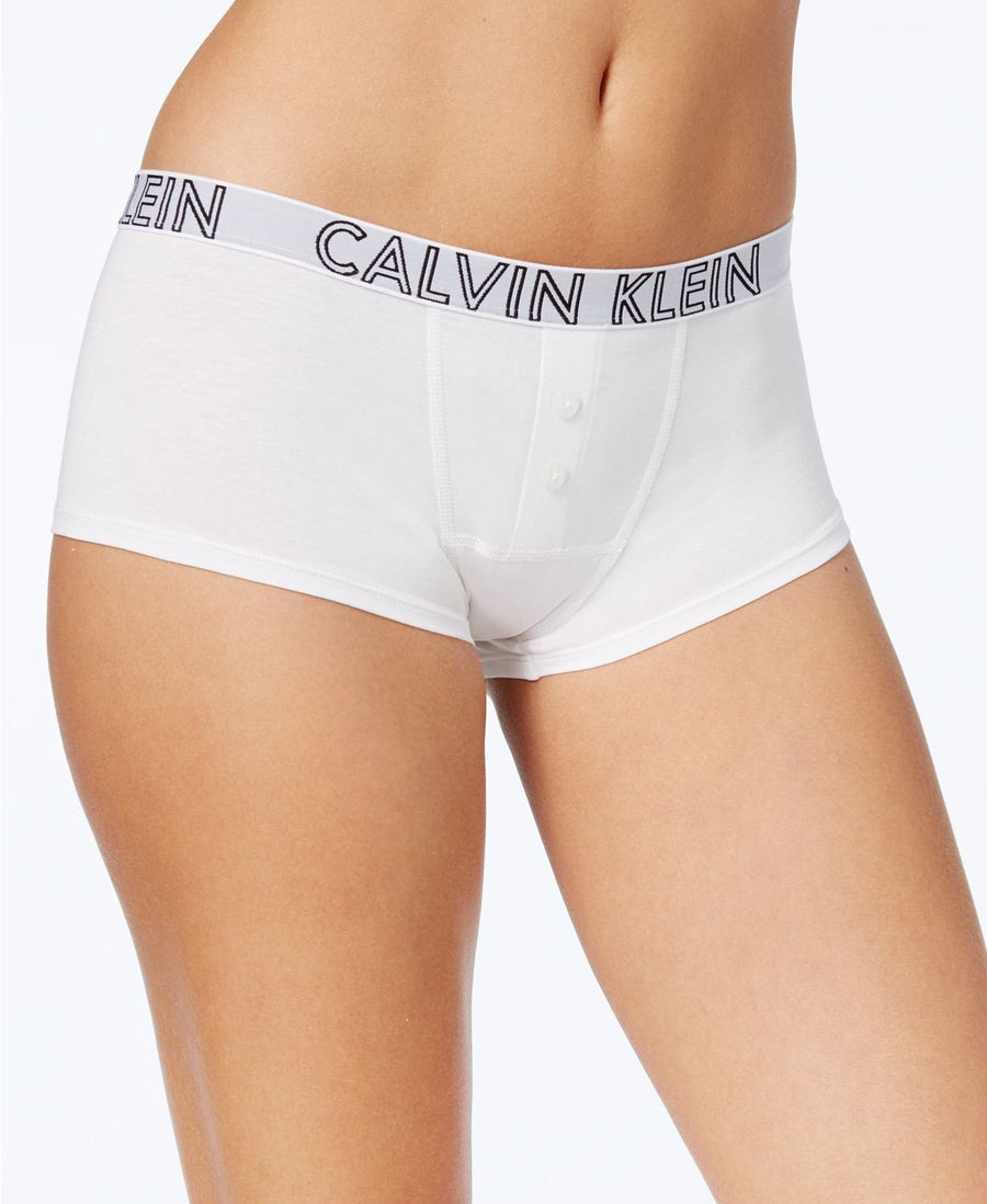 Calvin Klein CK Ultimate Cotton Boyshort in White