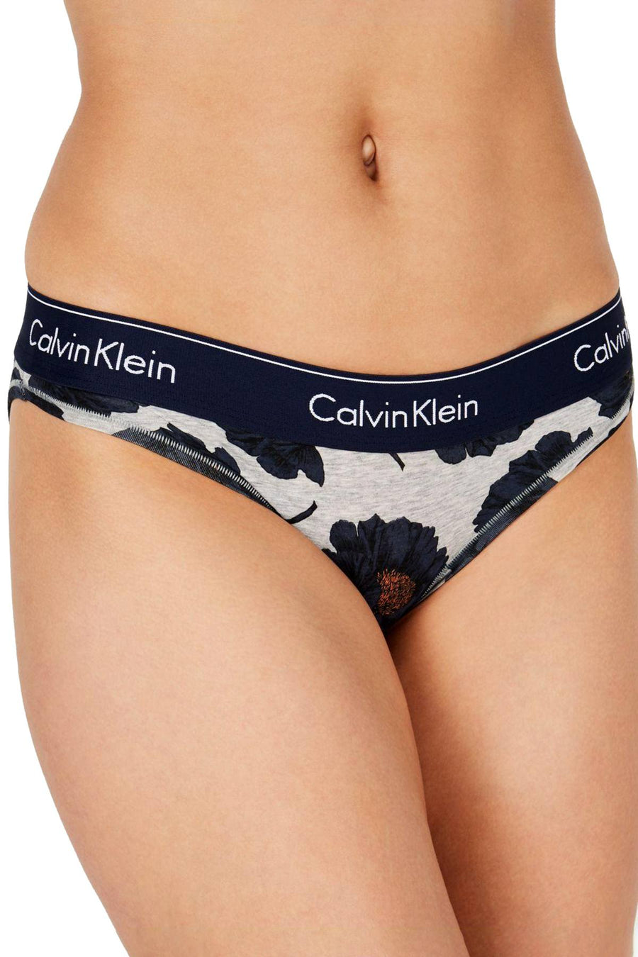 Calvin Klein Capture Floral Modern Cotton Logo Bikini Brief