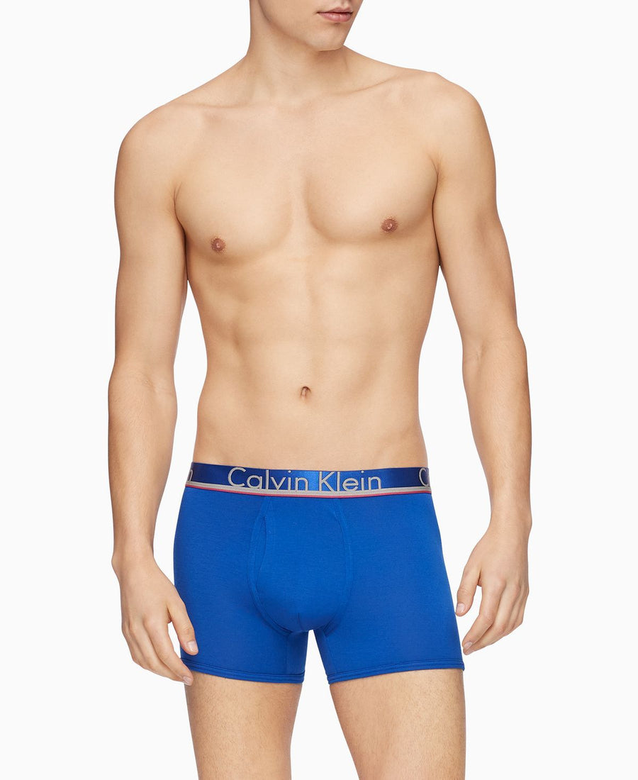 Calvin Klein Comfort Microfiber Trunk 3 Pack Pink/Black/Blue