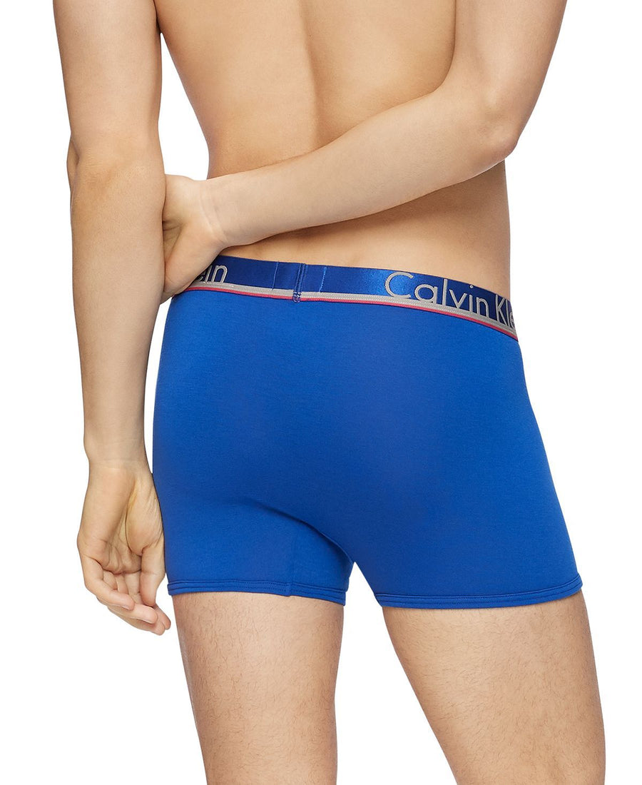 Calvin Klein Comfort Microfiber Trunk 3 Pack Pink/Black/Blue