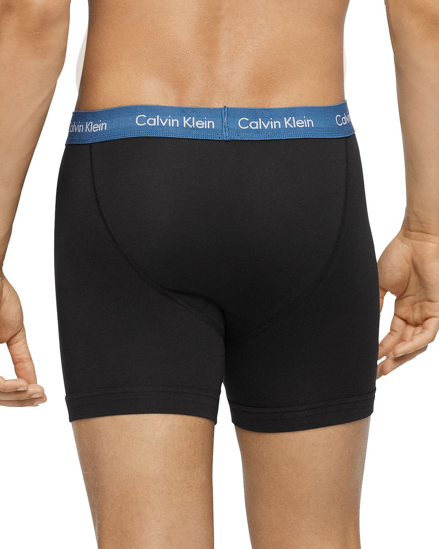 Calvin Klein Cotton Stretch Boxer Briefs Pack Of 3 Black/Gray/Pink/Blue