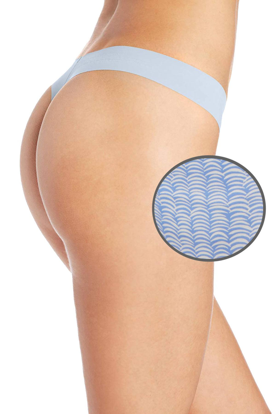 Calvin Klein Crescent-Print Invisibles Thong