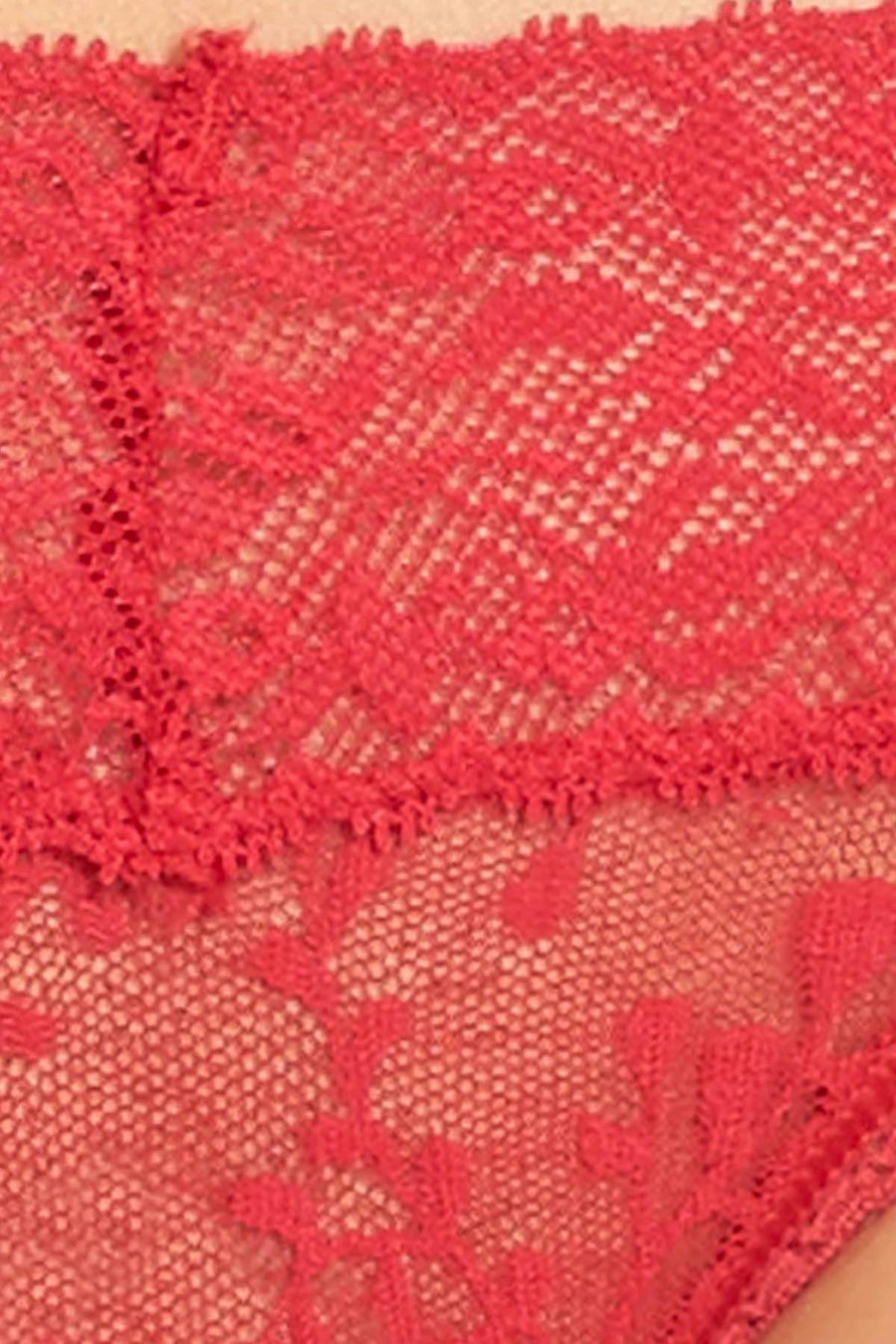 Calvin Klein Empower-Red Bare Lace Thong