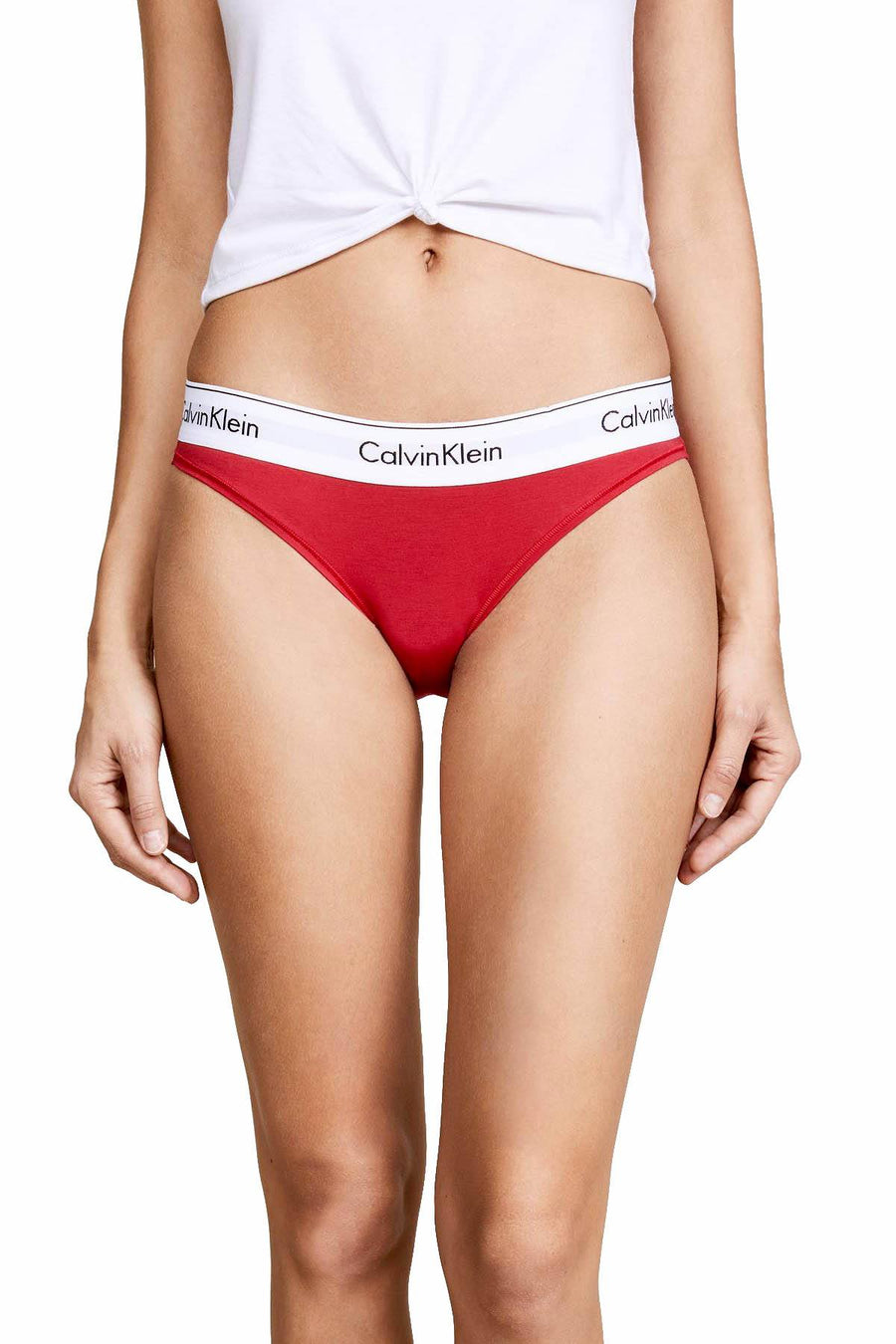 Calvin Klein Empower-Red Modern Cotton Bikini Brief