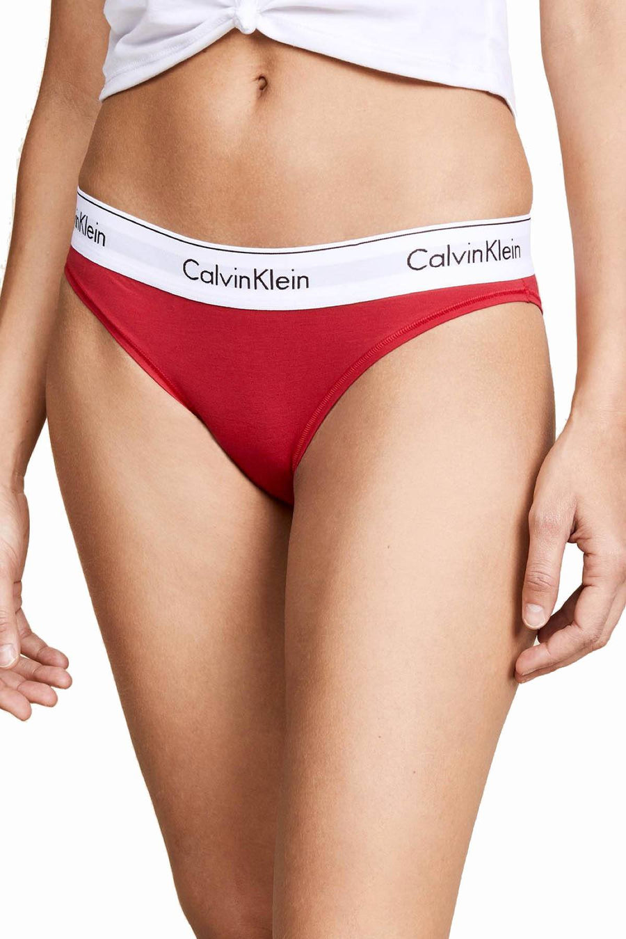 Calvin Klein Empower-Red Modern Cotton Bikini Brief