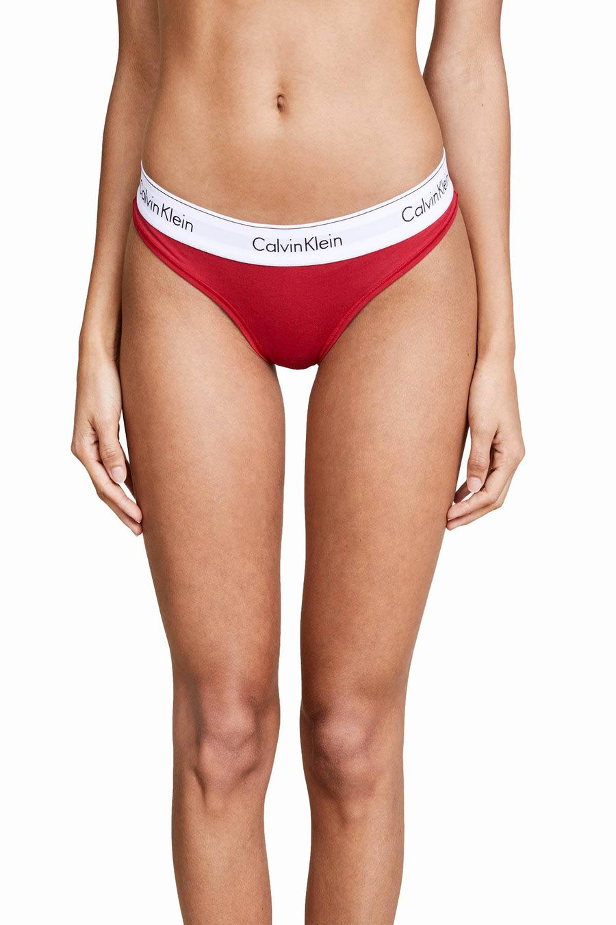 Calvin Klein Empower-Red Modern Cotton Thong
