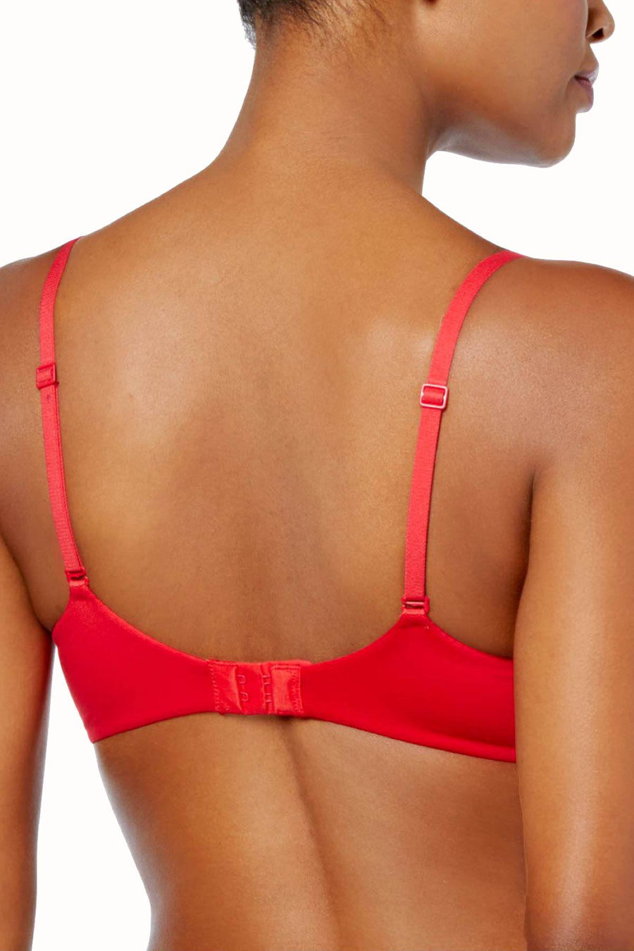 Calvin Klein Empower-Red Push-Up Plunge Bra