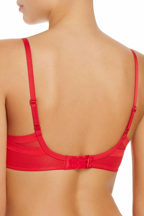 Calvin Klein Empower-Red Sculpted Lightly-Lined Demi Bra