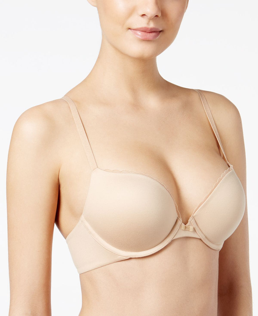 Calvin Klein Everyday Push-up Plunge Bra Qf1715 Bare Nude