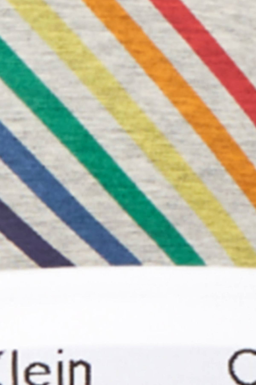 Calvin Klein Heather Grey Pride Limited Edition Modern Cotton Rainbow Bralette