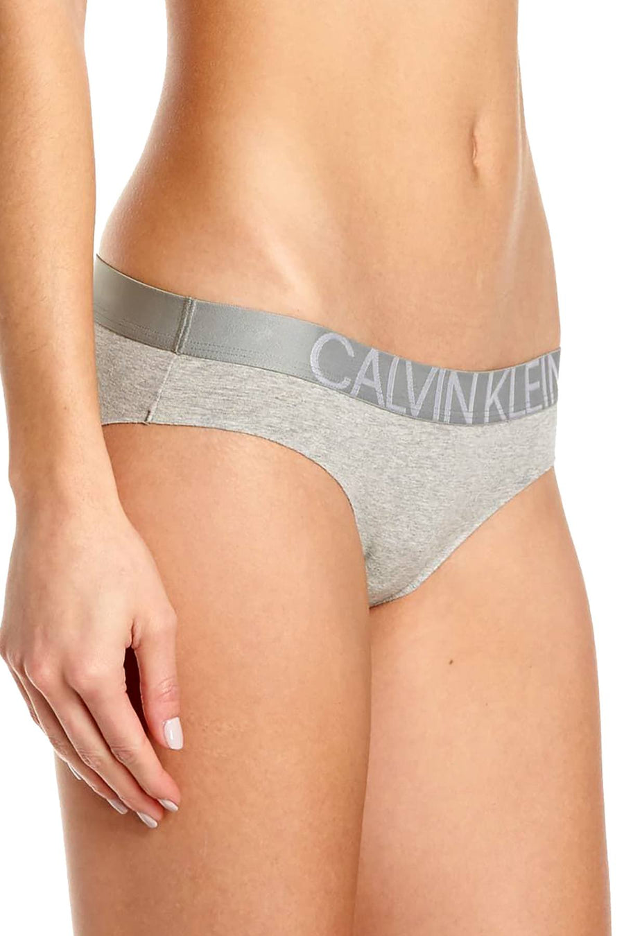 Calvin Klein Heather Grey Statement 1981 Cotton Bikini