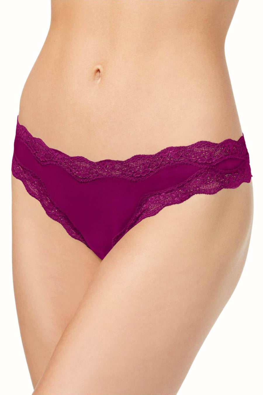 Calvin Klein Indulge-Plum Croquette Lace Thong
