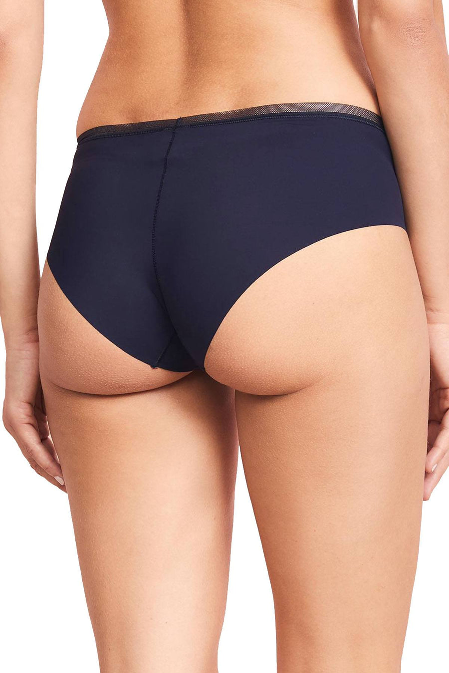 Calvin Klein Invisibles Mesh Trim Hipster in Shoreline